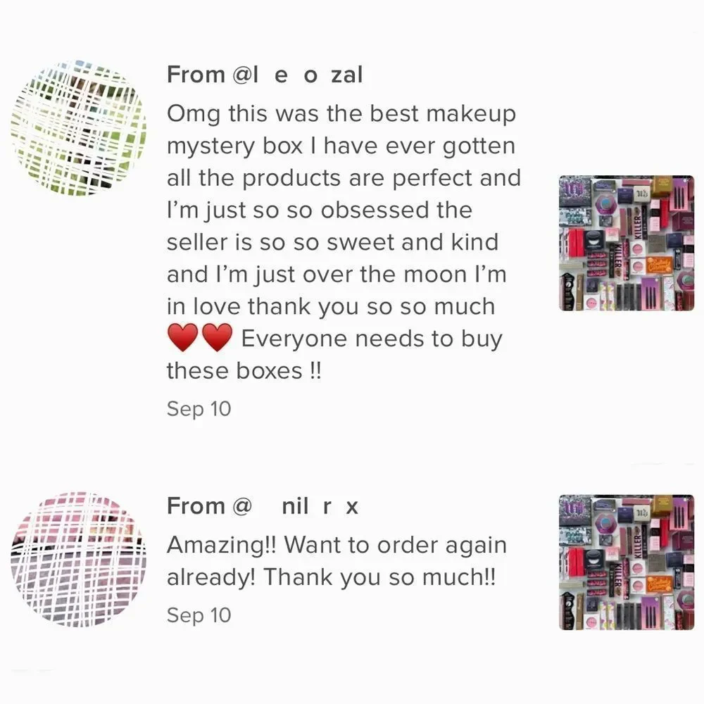 THE BIGGEST BEST HIGH END MYSTERY MAKEUP BOX 2X+ MSRP VALUE GIFTS SURPRISES BNWT - Picture 14 of 16